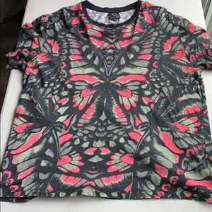 Gorgeous Alexander McQueen butterfly pattern Tee
